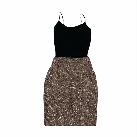 Dresses & Skirts - Gold Sequin Skirt